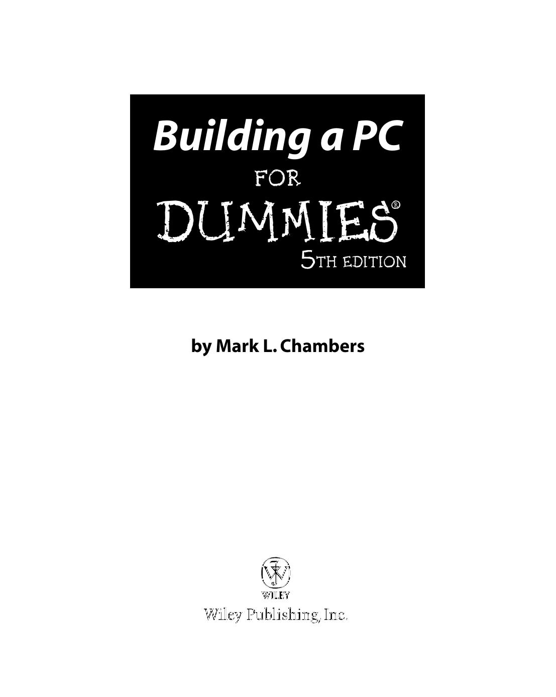 Building a PC For Dummies