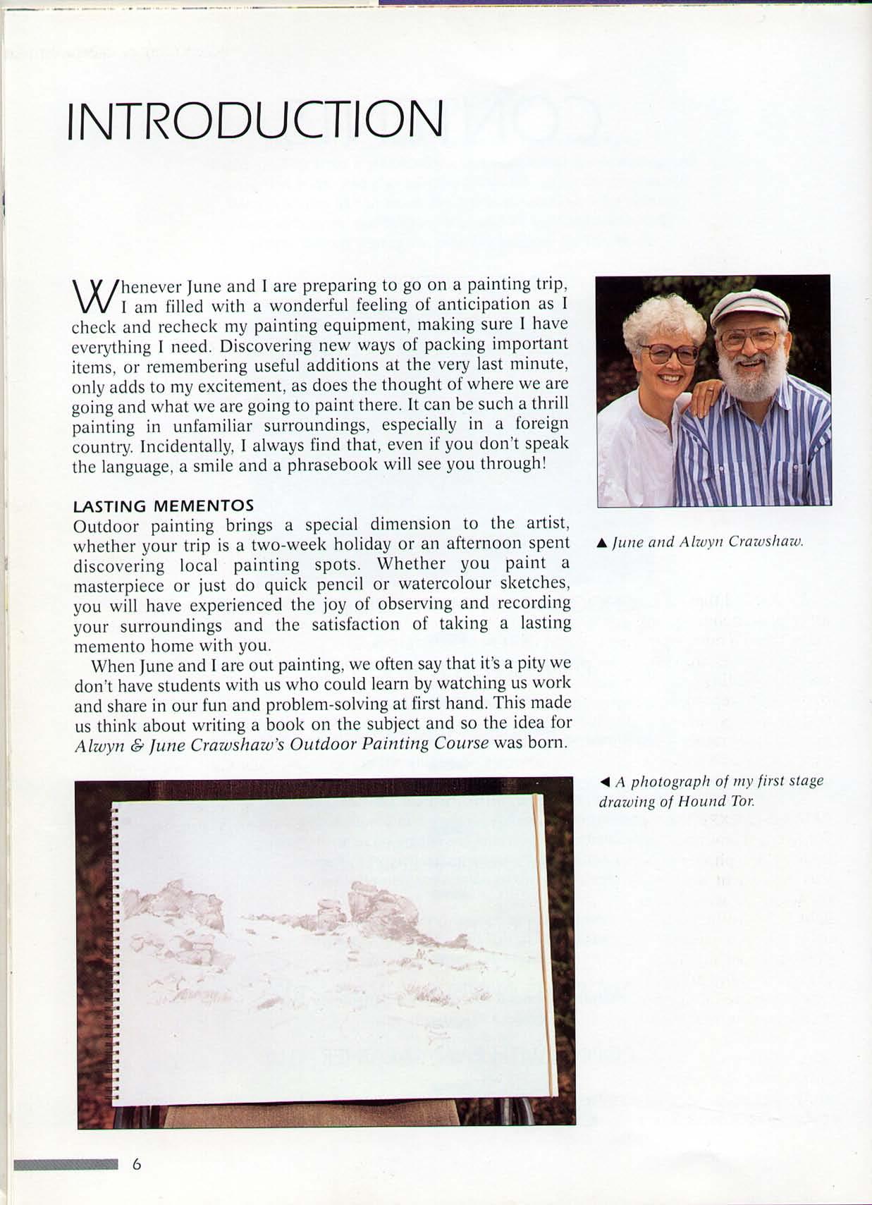 Alwyn and June Crawshaw's Outdoor Painting Course