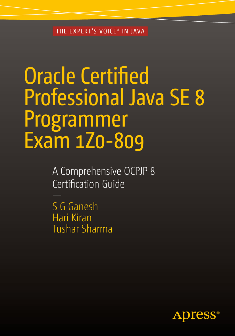 Oracle Certified Professional Java SE 8 Programmer Exam 1Z0-809