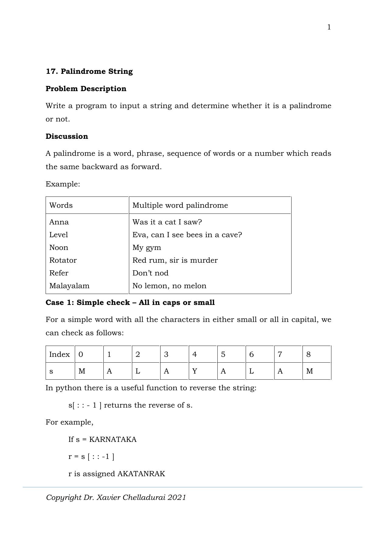 Microsoft Word - Lab 17 Palindrome String.docx