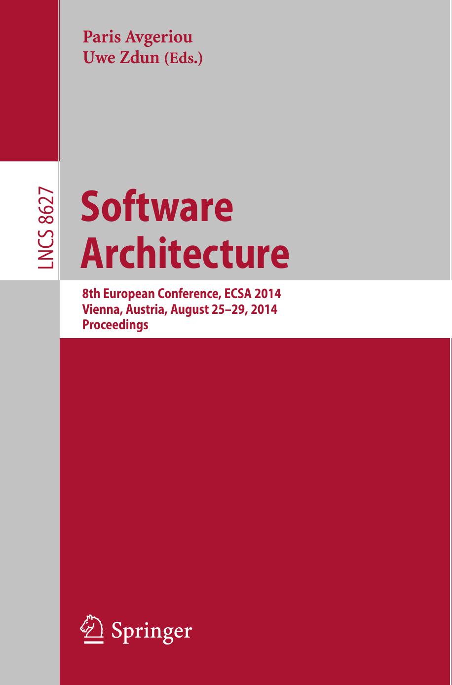 LNCS 8627 - Software Architecture