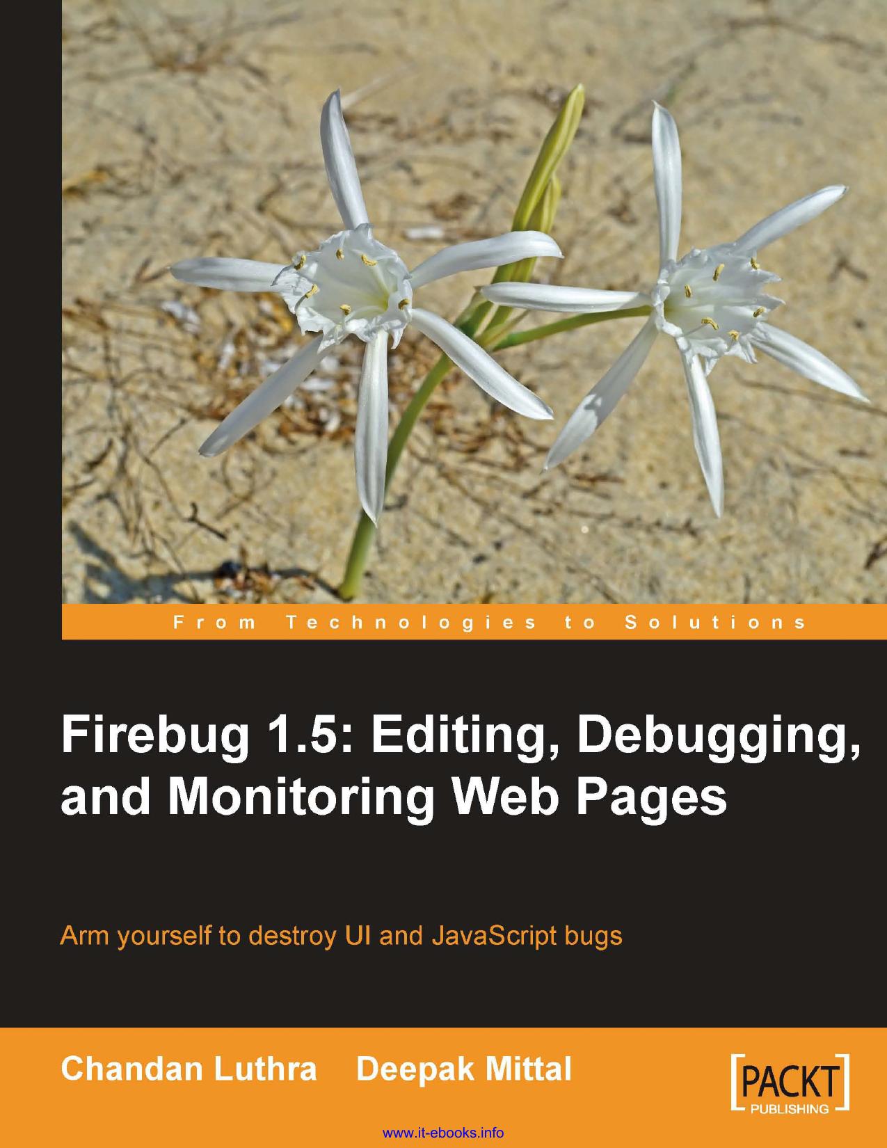Firebug 1 5 Editing Debugging and Monitoring Web Pages