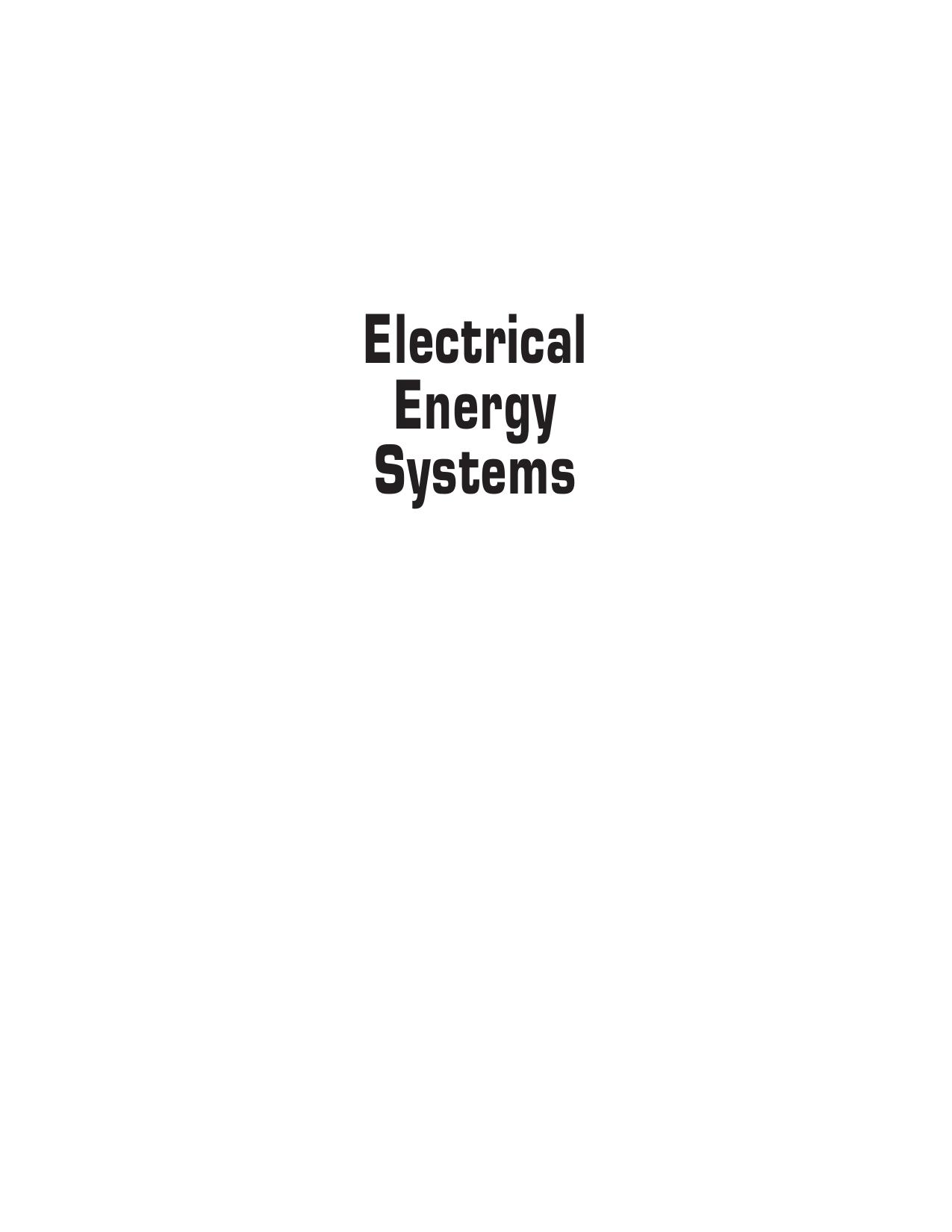 CRC Press Electrical Energy Systems M el Hawary 2000