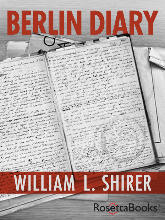 Shirer, William L. - Berlin Diary
