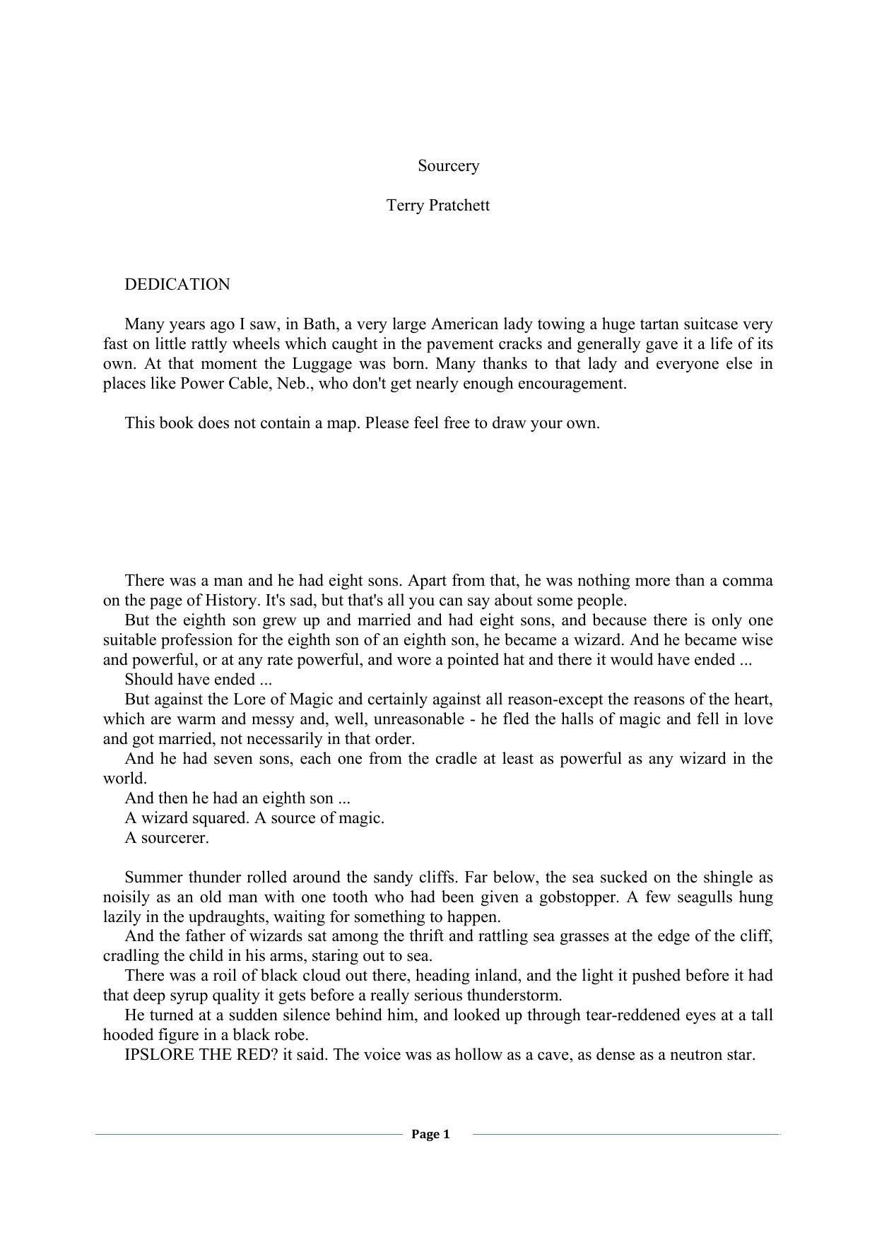 Pratchett, Terry - Discworld 05 - Sourcery
