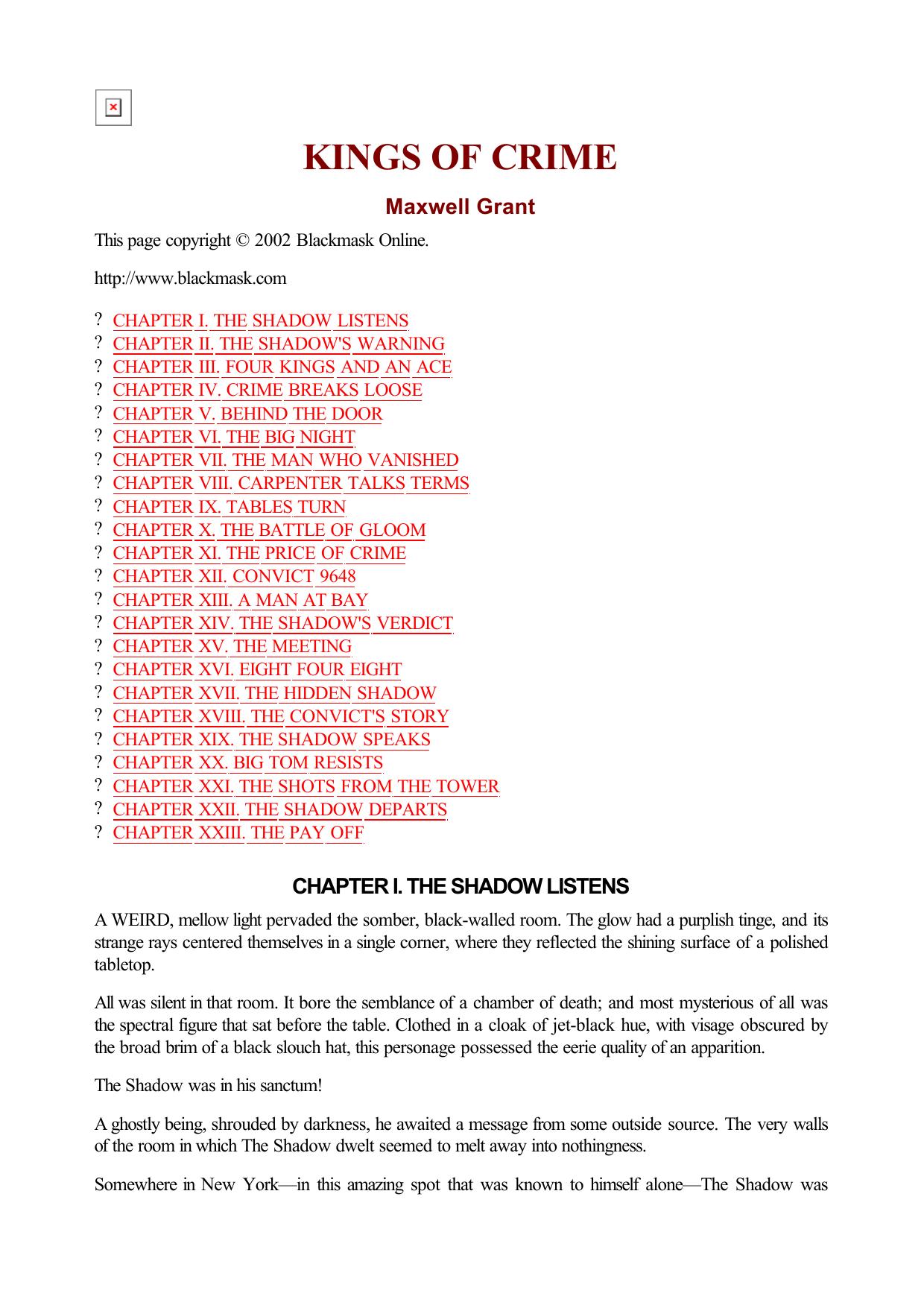 Maxwell Grant - The Shadow - 020