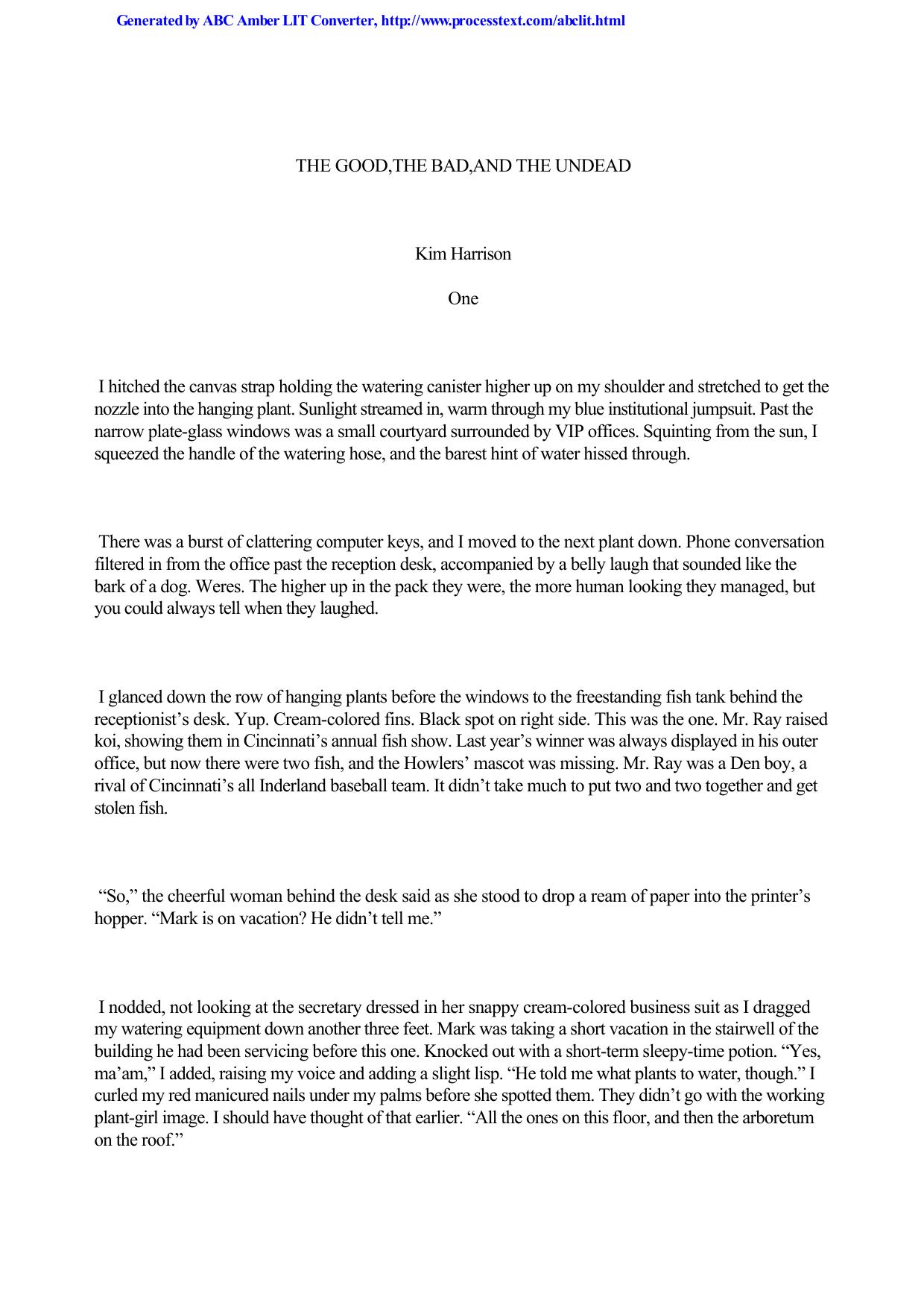 Harrison, Kim - Hollows 02