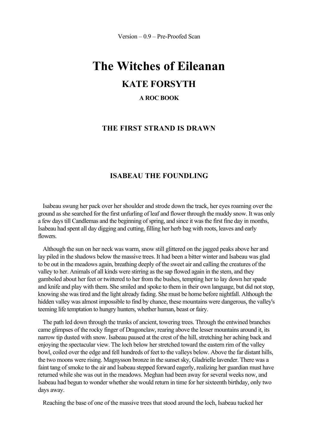 Kate Forsyth - Eileanan 01