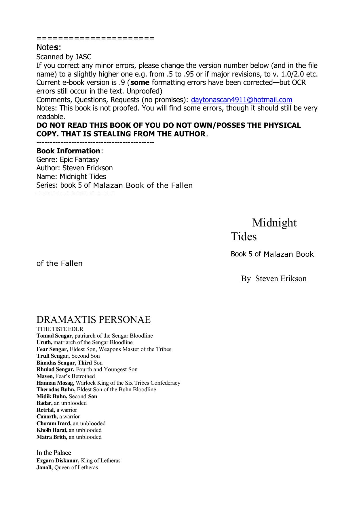 Erikson, Steven - Malazan 05