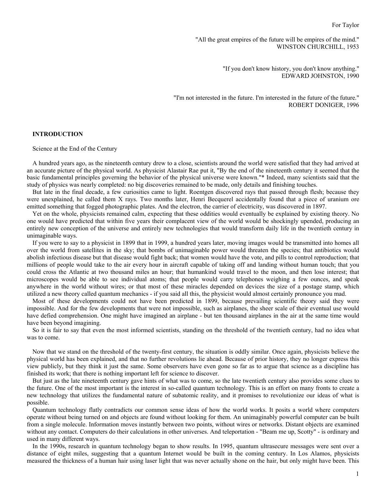 Microsoft Word - MichaelCrichton.Timeline.doc