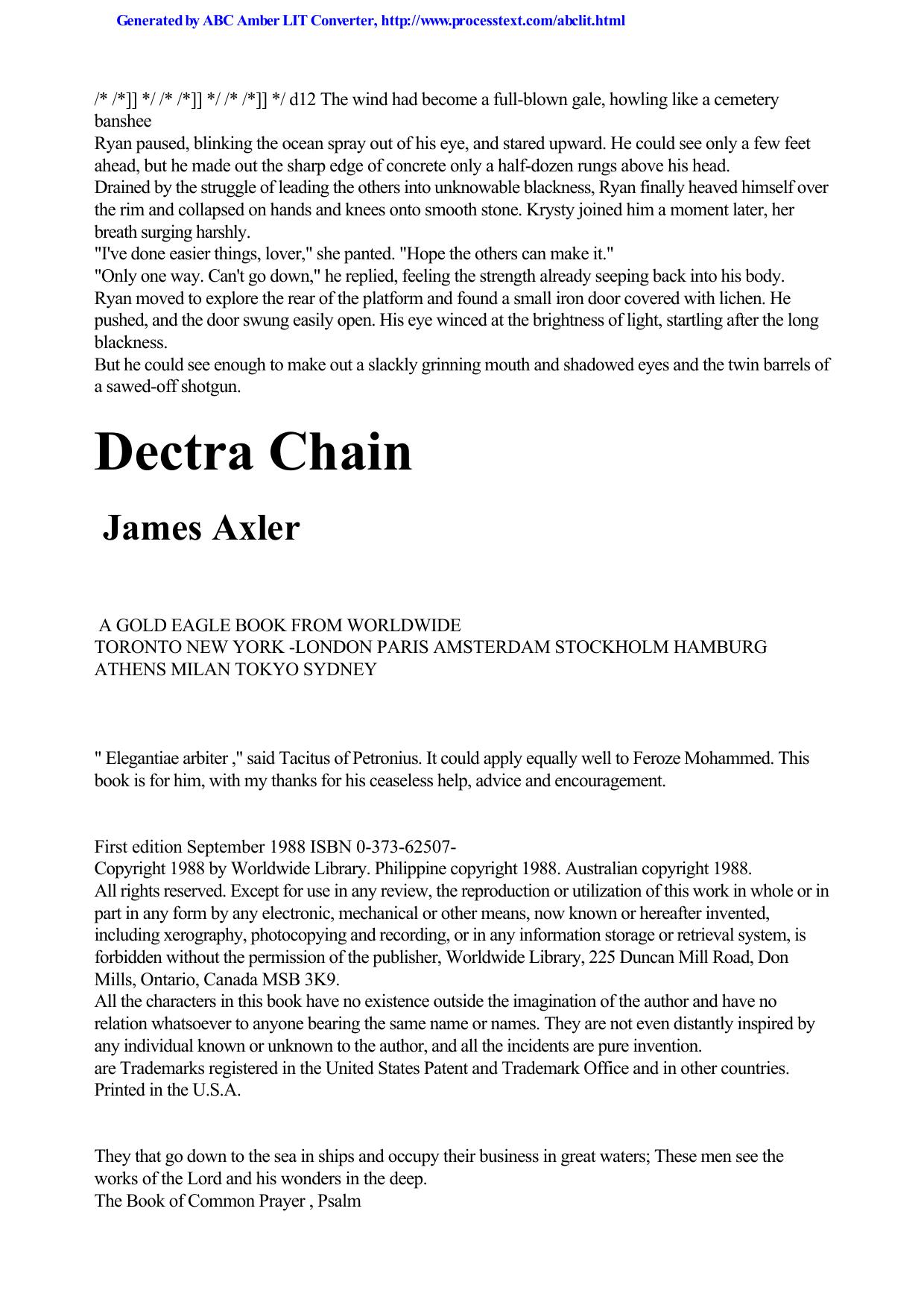 Axler, James - Deathlands 07