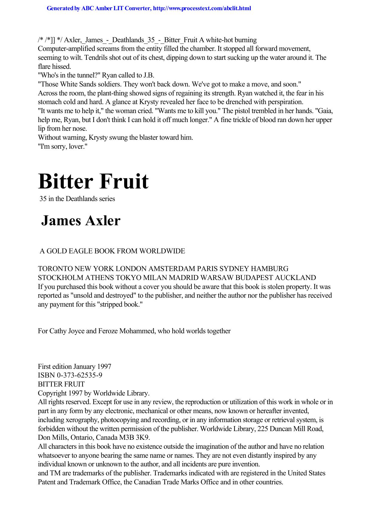 Axler, James - Deathlands 35
