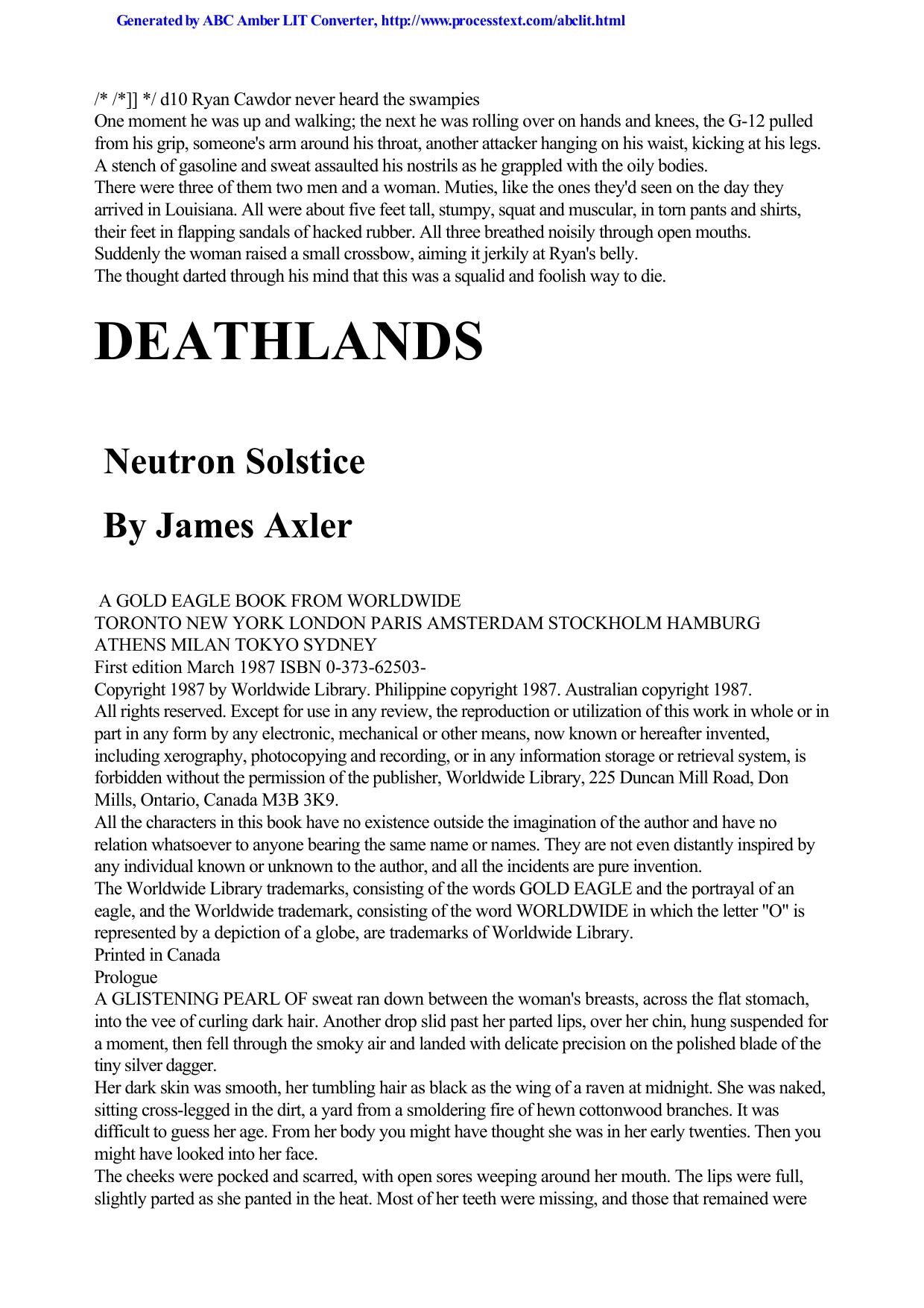 Axler, James - Deathlands 03