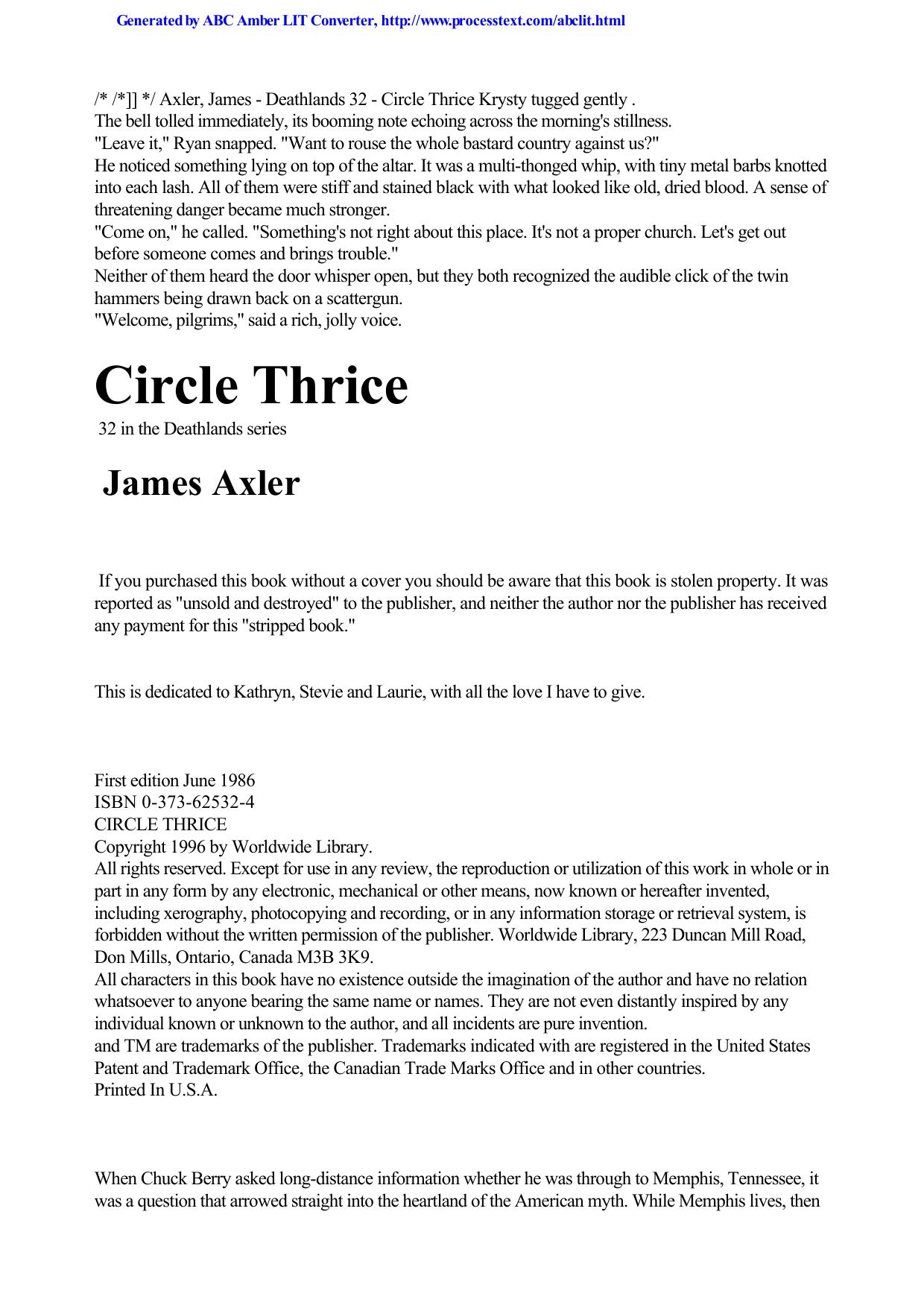 Axler, James - Deathlands 32