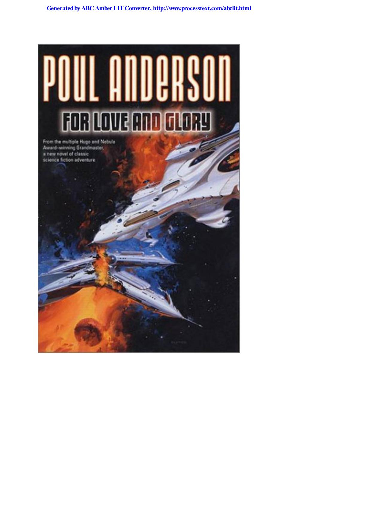 Anderson, Poul - For Love & Glory