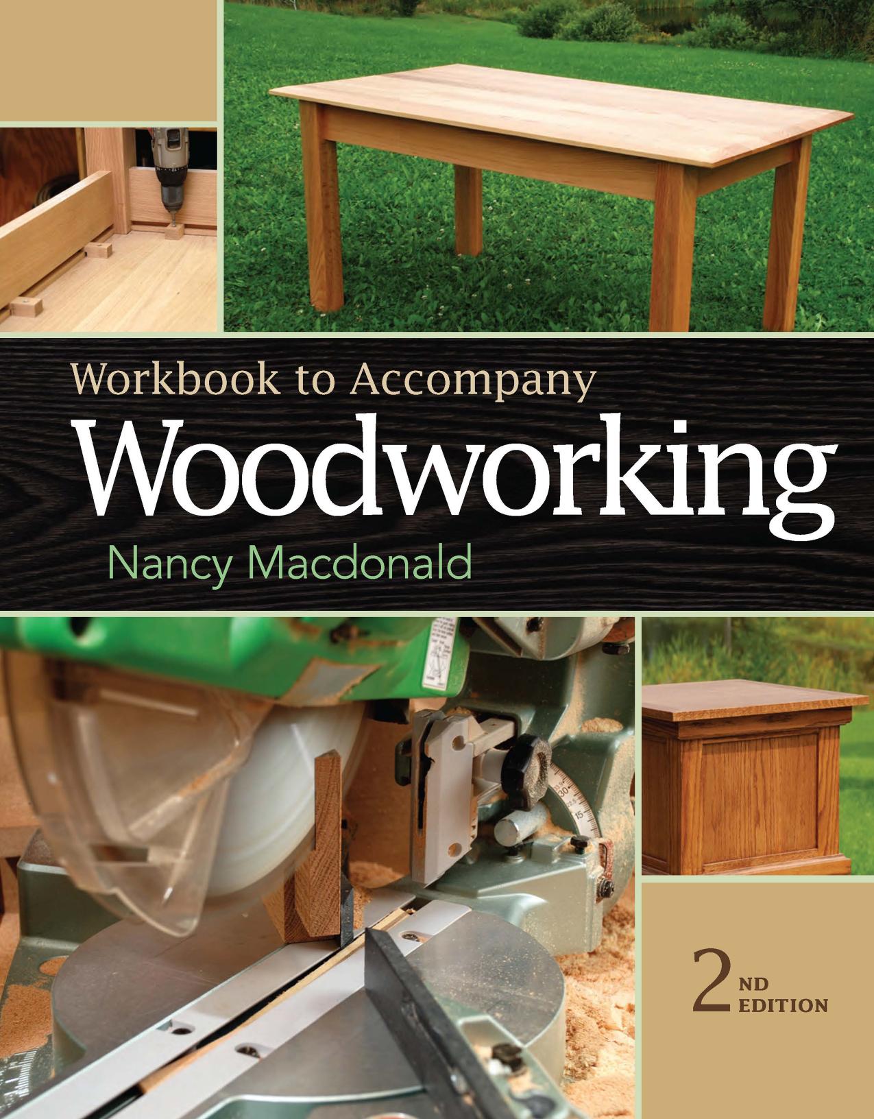 Workbook to Accompany Macdonald's Woodworking, 2nd Edition