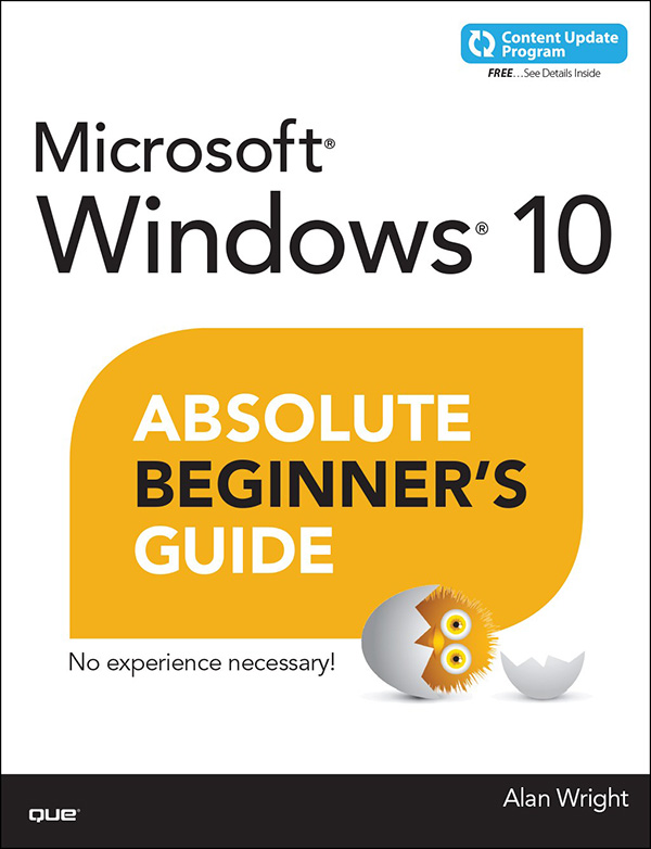 Windows 10 Absolute Beginner’s Guide