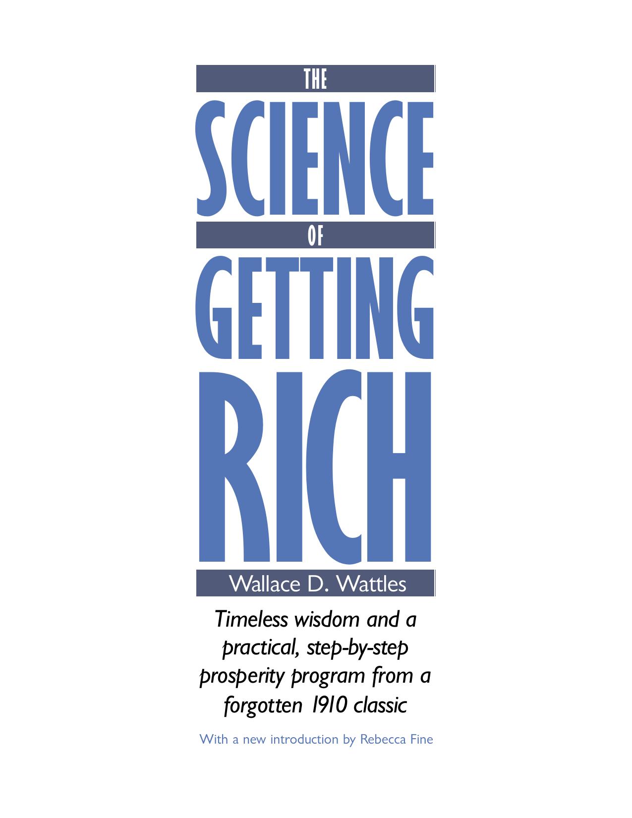 The Science of Getting Rich
